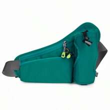 1 pieza Bolsa de botella de agua de nailon, Riñonera deportiva para exteriores, Bolsa deportiva multifuncional para teléfono, Bolsa de pecho ultra ligera y transpirable