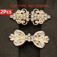 2/3 pièces de clips vintage en argent pour pull, clips pour col de cardigan, décoration de mode pour écharpe, châle et chemise