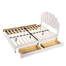 Kids Bed Frames, Headboards & Footboards - Beige + Upholstered + 140cm*200cm - View 10