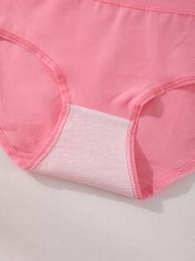 6 条装女士棉质低腰无缝内裤 - 透气柔软内裤 - 隐形舒适三角裤 - 纯色基础款内衣日常穿着内衣 - 彩色 - 查看 11