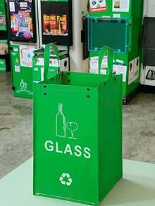 120L大容量可折叠垃圾桶，防水防污，便携式，适用于家庭厨房、户外露营、庭院落叶，多功能，适用于多种场景，易于存放，随身携带 - 彩色 - 查看 10