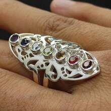 1pc New Stylish Vintage Luxury Fairy Ring, Suitable For Daily Wear And Parties