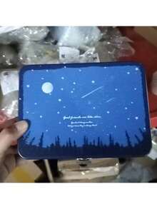 1 hộp đựng đồ để bàn có khóa, hộp kim loại nhiều màu đựng trang sức và mỹ phẩm, màu ngẫu nhiên cho phụ nữ, vật dụng lưu trữ du lịch thiết yếu cho ngày lễ, trang trí mùa thu Halloween - Nhiều màu - Xem 5