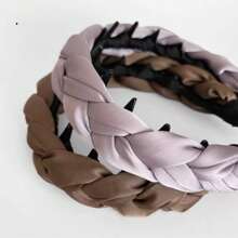 丝缎加厚宽齿梳发带女士，2025新款高端蓬松高冠可翻转头带，女士发带头带，发饰，发箍