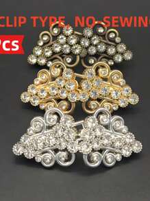 2/3 pièces de clips vintage en argent pour pull, clips pour col de cardigan, décoration de mode pour écharpe, châle et chemise