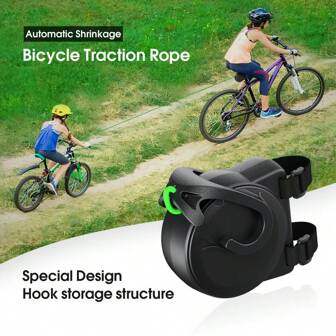 Dispositivo di traino per rimorchio bicicletta, corda da traino bicicletta genitore-figlio