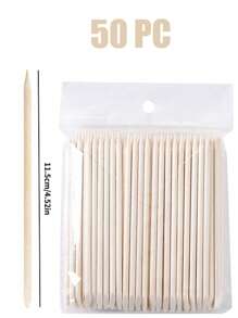 10/50/100/200/500/2000 Stücke 114mm/4,49" Orangenholzstäbchen für Nagelhautentferner & Nagelreinigung, geeignet für Nagelstudios & DIY Nagelkunst, Nagelbedarf, Nagelwerkzeuge, Nagelkunst Werkzeuge, Schulbedarf, Nägel, Nagelwerkzeuge für Aufklebe-Nägel