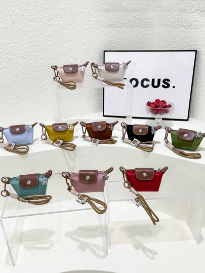 Modische und einfache Mini-Münztasche als Dekor, in verschiedenen Farben erhältlich, perfekt als kleines Geschenk für Freundinnen, Damen Mini-Geldbörse, Mini-Geldbeutel, Geldbörse, Handgelenktasche, Münzbörse