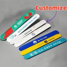 Pulseira Personalizada com Nome/Logo, Presente para Dia dos Namorados/Festa/Volta às Aulas/Natal/Halloween, Bracelete Presente para Estudante - Multicolorido - Visão 2