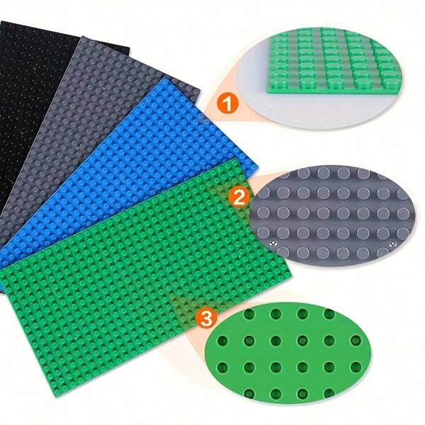 1 Piece Of 32*64 Hole Single-Layer Classic Building Block Base Plate/Creative Basic Small Building Block Accessories For Assembly Games, DIY Assembly Building Block Wall Compatible With Brand Toys For Halloween/Thanksgiving/Christmas/Birthday/Easter Gifts /Bloc De Construction