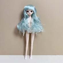 11.81 英寸全新漂亮瘦卡通 3D 动画脸梦幻眼睛 26 可爱扁平身体娃娃玩具带灵活关节，时尚女孩 Ob11 娃娃 BJD 娃娃爱好者，卡哇伊蛋糕模型烘焙