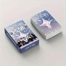 55 件 Kpop 迷你卡片套装 - 包含团体照卡、雪花图案和彩色插图卡 - 适合粉丝和收藏家、粉丝商品 | 团体照卡 | 详细描述、韩国流行音乐商品、夏季 - 彩色 - 查看 5