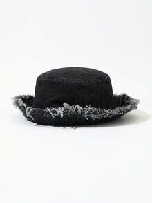 DareSee 一款女士流苏水洗牛仔渔夫帽，适合日常佩戴，百搭时尚。音乐节、Y2K 节、返校季、秋季、圣诞节、冬季、圣诞礼物