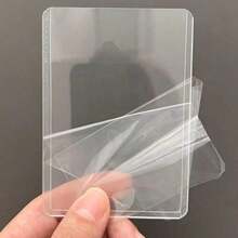 100pcs Hard Plastic Card Protector, Baseball Card Protector, Transparent Card Holder, Small Card Cover, Mclovin, Photo Card Collection Book, Kpop Card, Kpop, K-Pop, Photo Card Holder Back To School Season Hard Plastic Card Holder Top Loading Card, Baseball Card Protector Hard Plastic, Suitable For Baseball Cards, Game Cards, Trading Cards, Etc. (Inner Card Size 97*66mm)