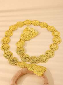 Luxurious Napoleon Portrait & Coin Pattern Belt, Bride Waist Chain, Algerian Style Women Body Chain Valentine's Day Accessories - Waist Chain - View 9