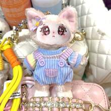 (Clothes Only) In Stock 10cm LinaBell Star Figure Changeable Outfit, 17cm Labobo Decorations Cute Colorful Changeable Clothes, Adorable Changeable Doll Overalls Set - Multicolor - View 3