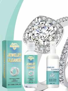 Jewelry Cleaner Cleaning Diamond Ring Necklace Gold Cleaning Rust Removing And Ash Cleaning Cleaner Jewelry Cleaner, Jewelry Metal Cleaning Solution, Maintenance Solution For Removing Rust And Dust On Necklace Spray Cleaning Gold Necklace And Accessories Of Jewelry