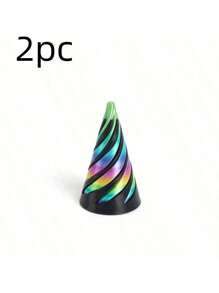 1 3D Printed Spiral Cone Christmas Tree Decoration Made Of Plastic Material, Suitable For Desktop Decoration In Vacation Homes And Offices, Suitable For Thanksgiving, Birthdays, Valentine's Day, Christmas, Bridal Parties, Bars And Adult Parties, Weddings, Spring, Halloween, Christmas