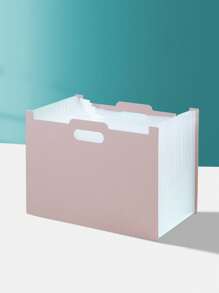 Pasta Sanfona com 13 Bolsos, Organizador de Documentos Vertical, Suporte para Provas de Estudante, Pasta de Arquivo Tamanho A4 de Grande Capacidade, Armazenamento de Escritório de Mesa, De Volta às Aulas, Material Escolar
