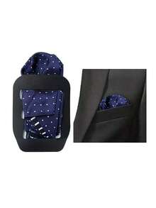 2/5pcs Handkerchief Organizer Clips, Pocket Towel Rack Holder, Suitable For Men's Suits, Tuxedos, Jackets, Vests, Made Of Polypropylene Material