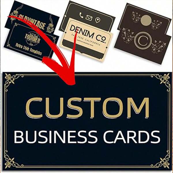 [Custom]500pcs/1000pcs, Custom Cards, Picture Customization, Custom Pictures, Personalised Business Cards Customization, Custom Small Cards, Desk Business Cards,Back To School,School Supplies