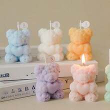 1 nến thơm hình gấu hồng, trang trí đáng yêu cho đám cưới, quà tặng cho bạn đời, trang trí nhà cửa, quà tặng ngày lễ tình nhân, quà sinh nhật, quà cưới, đồ trang trí Giáng sinh, quà tặng Giáng sinh, trang trí phòng - nhiều màu - Xem 12