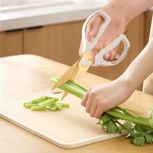 重型剪刀 - 灵巧握柄，适用于切割鸡骨、肉类和蔬菜，更耐用，易于清洁。手工裁缝剪刀，厨房工具及配件，适合厨房、餐厅和办公室日常使用，是节日馈赠亲朋好友和女士的礼物。