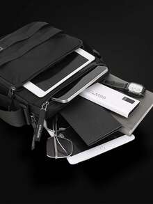 Nueva bolsa de hombro para negocios/bolso de mensajero casual para viajes y ocio para hombres, bolso cruzado casual unisex - Multicolor - Ver 13