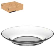 Kit Of 12 Glass Plates With Transparent Bottom, Resistant, Milly Elegante 22CM, Soup, Broth, Dinner, Inn - Kit 12 Units - View 9