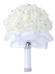 1 profumo nuziale da damigella con cristalli, profumo da damigella di fiori, profumo da fiori per la laurea, profumo da sposa
