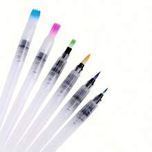 6pcs/Set 19cm Watercolor Painting Pens, Water-Storing Painting Brushes, Water-Dipping Drawing Brushes - Sets - View 3