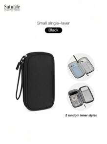 Bolsa organizadora electrónica, organizador electrónico portátil y a prueba de agua- Accesorios de viaje a China- Estuche de almacenamiento universal para cables, teléfonos celulares, batería externa