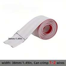 1 Roll Of PVC Cable Raceway, Self-Adhesive Cable Protector For Floor, Wall And Desk Installation In Stores And Offices
