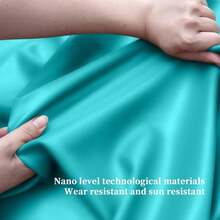 Inflatable Swimming Pool, Volleyball Game Rectangular Pool For Summer Outdoor Water Play, Backyard, Garden Water Fun Party,Beach Essentials - Orange Pool - View 5