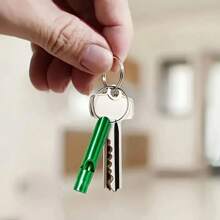 2PCS Fire Alarm Whistle - Special For Emergency Escape And Evacuation - Metal High-Frequency Survival And Distress Whistle - Children's Outdoor Survival Whistle