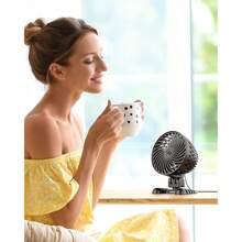 2 Pack USB Desk Fan,  Table Fan With CVT Variable Speeds,  Quiet Portable,  Desktop Mini Personal Fan For Room,  Home,  Office