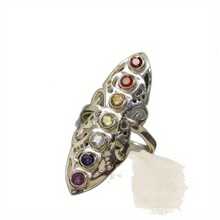 1pc New Stylish Vintage Luxury Fairy Ring, Suitable For Daily Wear And Parties