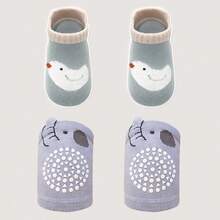 Set de 10 piezas de coderas y rodilleras para bebé, almohadillas para arrodillarse antideslizantes y calcetines - Multicolor - Ver 18