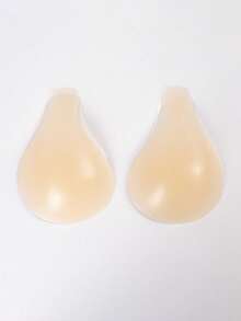 1 Pair Of "Lifting Spoon Style" Silicone Nipple Covers, Lifting & Supporting Design Silicone Breast Lift Pads - Women's Silicone Adhesive Bra Inserts, Suitable For Beachwear, Daily Wear, Evening Gowns, Wedding Dresses, And Other Women's Lingerie Accessories.A-E CUP