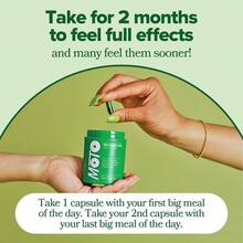 Moto Women's Metabolism Support - Energy, Curb Cravings, Healthy Metabolism - Vegan Capsules, 30 Servings - Không có hương vị - Xem 4