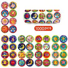 1000 件 1 英寸向日葵奖励文具 - 激光全息彩色返校奖励贴纸，学校用品，返校