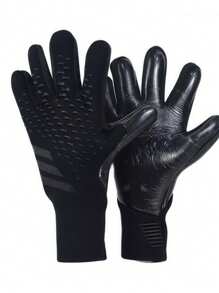 1 par de guantes de portero de fútbol, guantes protectores de dedos para partido de fútbol, antideslizantes, transpirables, suaves y resistentes al desgaste para entrenamiento