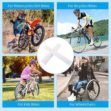 Spoke Skins Spoke Covers: 8-21 Inch Rims Protector & Decoration For Dirt Bike |   Bike |   Bicycle |   Wheelchair |   Motorcycle - 72Pcs - White - View 3