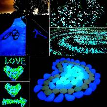 220/420/620/820/1020 leuchtende Kieselsteine pro Tüte - Leuchtsteine für Garten, Gehweg, Bonsai, Aquarium & Fischteich Deko, vielseitige Verwendung für drinnen und Outdoor, Kieselsteine für den Garten