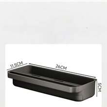 1 件 ABS/不锈钢水槽沥水篮、厨房海绵架和毛巾架、带毛巾架的浴室收纳篮、厨房用品，打造极致厨房效率，打造舒适秋冬风格