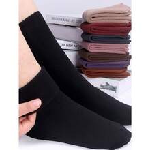 Kit 2,4,6,12,Pairs Women's Thick Flexible Thermal Winter Socks 35-40