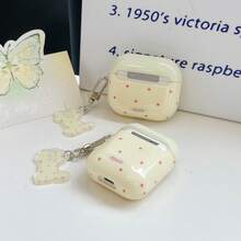 波尔卡圆点耳机盒，猫耳式耳机盖保护套，适用于 1/2/3/4/Pro