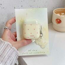 波尔卡圆点耳机盒，猫耳式耳机盖保护套，适用于 1/2/3/4/Pro