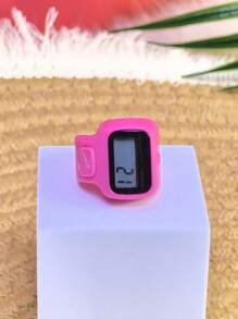 1 Stück elektronischer Ring Zähler Tally Zähler Mittlerer Osten Arabisch Digital Praktischer Finger Ring Zähler Stressabbau Zähler