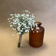 1 Blumenstrauß mit gemischten Blumen wie Schleierkraut, Eukalyptus, Lavendel usw. Natürlicher Pflanzenblumenstrauß, Schleierkraut Blumenstrauß für Braut, Brautjungfer, Blumenmädchen, Hochzeit, Boho-Naturstyling Schleierkraut, für Vase auf dem Tisch, Hochzeit, Brautstrauß, Heim-/Bürodekoration, Partys